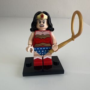 Lego Wonder Woman Minifigure Sh004 From Set 6862 Superman Vs Power Armor Lex